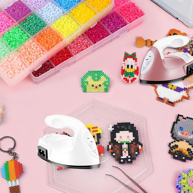 Sagsro Mini Craft Iron Mini Iron Press,Mini Heat Press Machine for T Shirts Shoes and Hats Small Heat Transfer Vinyl Projects,Portable Travel Irons Mini Heat Press Crafting Craft Clothes (White) - Image 5